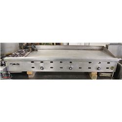 U.S. RANGE COUNTERTOP 5' FLAT TOP GRILL W/ 2 OPEN