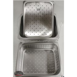 BOX OF 6 NEW 1/2SZ 4"DEEP PERFORATED INSERTS