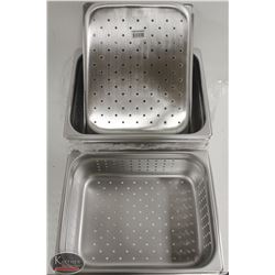 BOX OF 6 NEW 1/2SZ 4"DEEP PERFORATED INSERTS