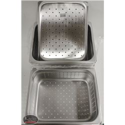 BOX OF 6 NEW 1/2SZ 4"DEEP PERFORATED INSERTS