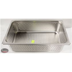 NEW FULL SIZE 6" DEEP S/S PERFORATED INSERT