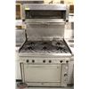 Image 1 : QUEST 6-BURNER RANGE W/ OVEN & SALAMANDER