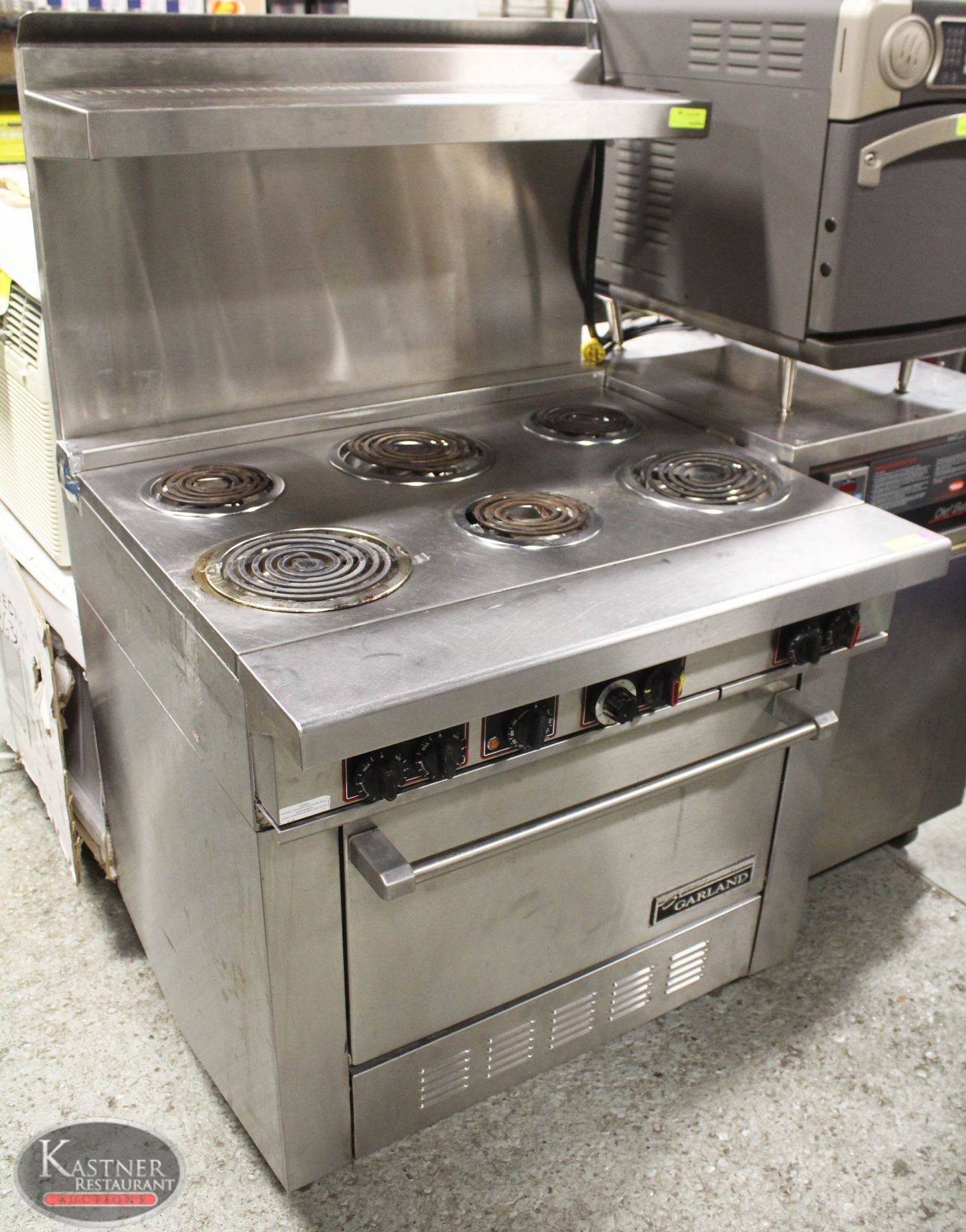garland 6 burner electric range