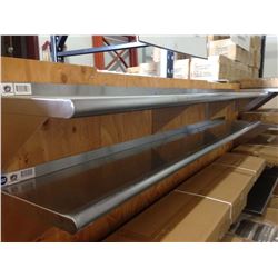 NEW JOHNSON ROSE 96" X 12" S/S WALL SHELF