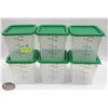 Image 1 : SIX 3.5L CAMBRO CONTAINERS W/ LIDS