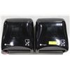 Image 1 : LOT OF 2 BLACK KRUGER WALLMOUNT PAPER DISPENSERS