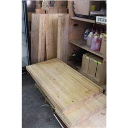 GROUP OF 6, 53.5" X 29.5" X 2.5" SOLID PRESSED