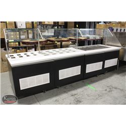 11' BUFFET SERVING TABLE COMPLETE REF. COLD WELL