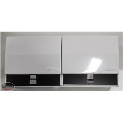 LOT OF 2 FROST WALL MOUNT PAPER TOWEL DISPENSERS