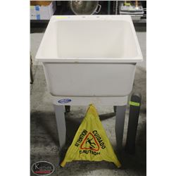 LAUNDRY SINK W/ LEGS