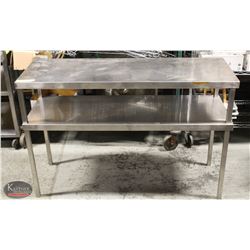 STAINLESS STEEL STAND / SHELF 22" X 24" X 29"