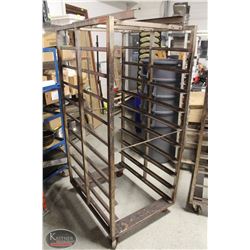 HEAVY DUTY 10 TIER DOUBLE WIDE OVEN RACK W/
