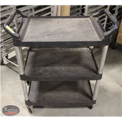 RUBBERMAID 3-TIER BUSSING CART