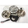 Image 1 : LOT OF ASSORTED COOKWARE INCL: EGG POACHERS,