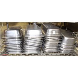 LOT OF APPROX 35 QUARTER SIZE S/S INSERTS