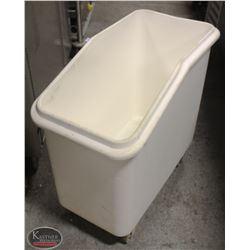ROLLING DRY INGREDIENT BIN W/ NO LID