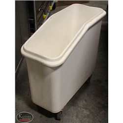 ROLLING DRY INGREDIENT BIN W/ NO LID