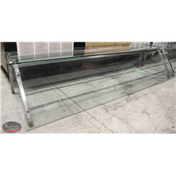 79" GLASS COMMERCIAL SNEEZE GUARD