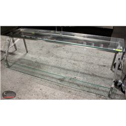69" GLASS COMMERICIAL SNEEZE GUARD