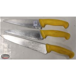 LOT OF 2 J.A. HENCKELS TWIN MASTER 8" CHEF'S