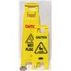 Image 1 : TWO A-FRAME WET FLOOR SIGNS