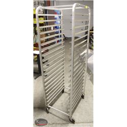 20-TIER ALUMINUM BAKERS RACK. 20"X26"X68"