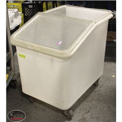 LARGE CAPACITY CAMBRO ROLLING INGREDIENT BIN W/