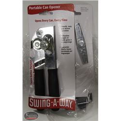 FOCUS PORTABLE BLACK CAN OPENER, LOT OF 2