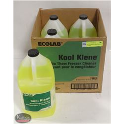BOX OF 4 NEW NO-THAW FREEZER CLEANER