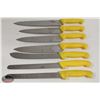 Image 1 : FLAT OF 7 ASSORTED J.A. HENCKELS COMMERCIAL KNIVES