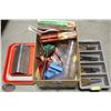 Image 1 : CUTLERY TRAY OF ASSORTED STEAK KNIVES W/ BOX OF