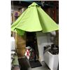 Image 1 : K2) BAILIFF SEIZURE: LARGE GREEN PATIO UMBRELLA