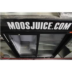 K27) BAILIFF SEIZURE: QBD DOUBLE GLASS-DOOR