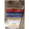 Image 1 : 7 ASSORTED DISHWASHER TRAYS & HEAVY DUTY CART