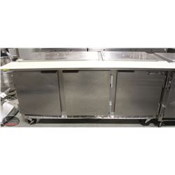 6' BEVERAGE AIR LIFT-TOP 3 DOOR PREP STATION W/