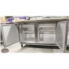 Image 3 : 6' BEVERAGE AIR LIFT-TOP 3 DOOR PREP STATION W/