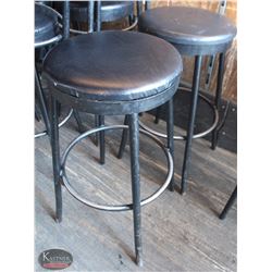LOT OF 29 METAL & LEATHERETTE BAR STOOLS