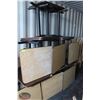 Image 1 : GROUP OF 19 RESTAURANT DINING TABLES 24"X30"X29"