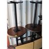 Image 1 : FOUR 30" ROUND BAR-HEIGHT TABLES
