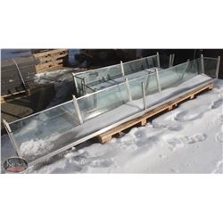 LOT OF 3 COMMERCIAL STAINLESS STEEL & GLASS