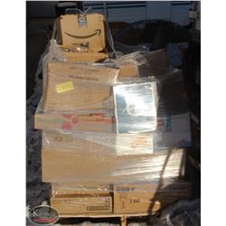 LARGE PALLET OF MANY VARIOUS TYPES OF GLASS