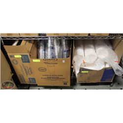 SHELF CONTENTS INCL: DART COLD CUPS W/ MATCHING