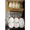 Image 1 : SHELF CONTENTS INCL: LIDS, DISPOSABLE PLATES, &