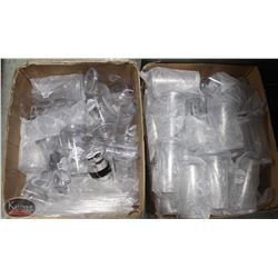 2 BOXES OF BRANDED REUSABLE PLASTIC DRINK CUPS W/