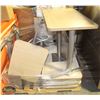 Image 1 : PALLET W/ 10 TABLE BASES & 8 TABLETOPS