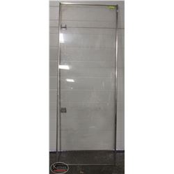 LARGE 30" X 83" STEEL-FRAMED PLEXIGLASS