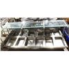 Image 3 : LARGE 12 WELL DROP-IN BUFFET STATION W/ GLASS