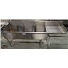 Image 2 : S/S 3 WELL SINK WITH DRAINBOARD