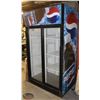 Image 2 : QBD SLIDING GLASS DOOR DISPLAY COOLER W/ SIGN