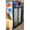 Image 3 : QBD SLIDING GLASS DOOR DISPLAY COOLER W/ SIGN